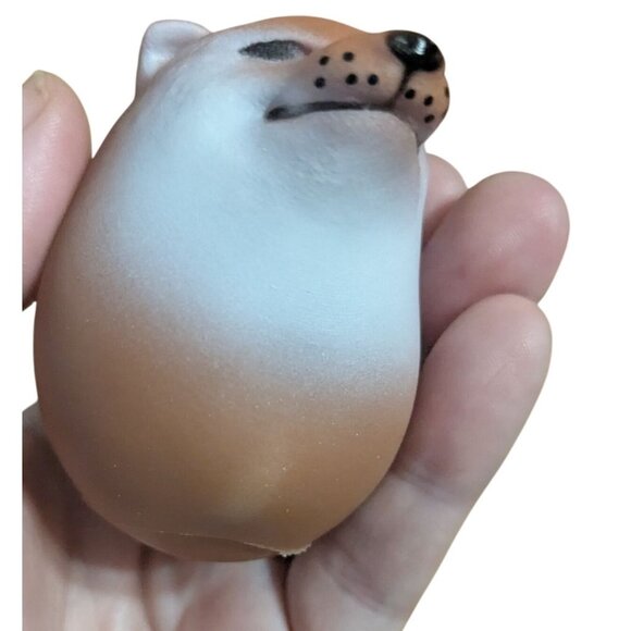 Shiba Inu Dog Egg D.O.G.E. Stress Relief Ball Elon Musk Donald Trump Easter NEW - Picture 2 of 5